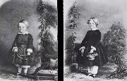 unknow artist George and Rosalie Waterhouse,children ofsusan Waterhouse Sweden oil painting artist